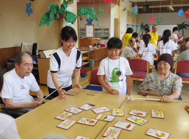 曽根東校区ウェルクラブの皆さんが来苑