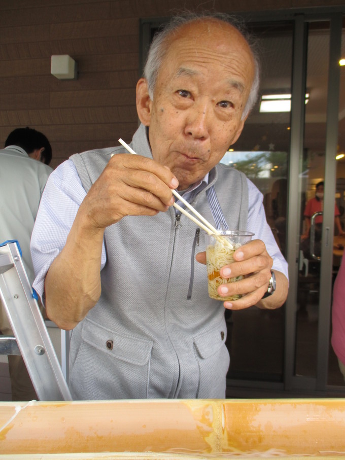 そうめん流し③