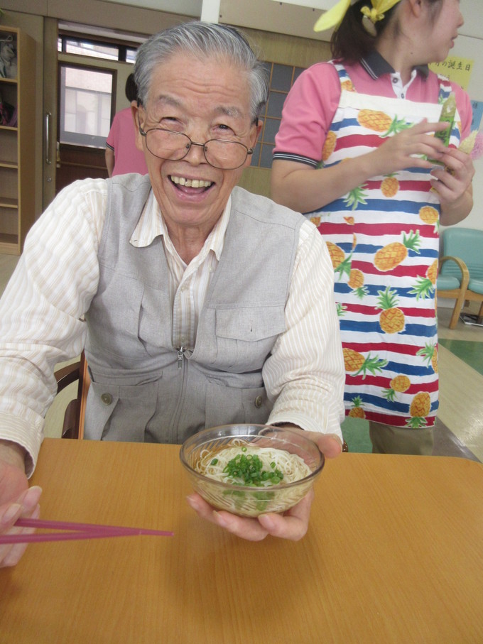 デイサービス　『おやつ・そうめん』