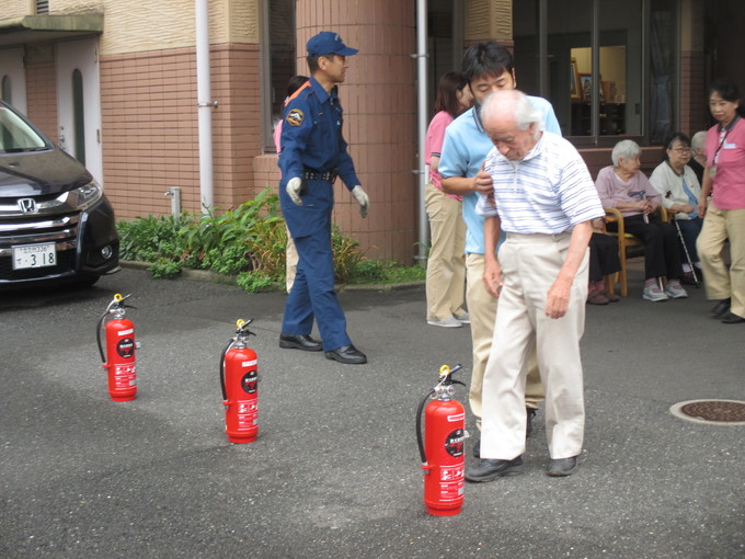 避難訓練をしました！