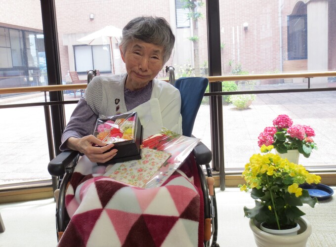 母の日の贈り物　特養3階