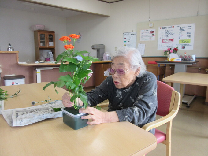 お花クラブが行われました②