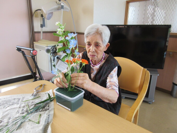 お花クラブが行われました④