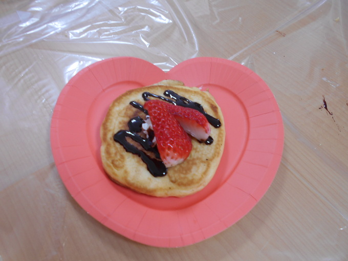 バレンタインpancake