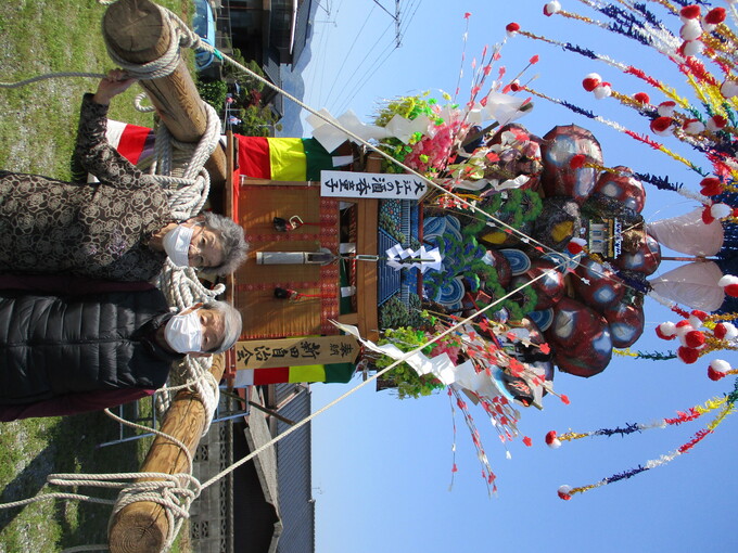 デイサービス～神幸祭の飾り見学～