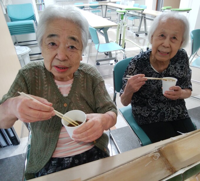 流しそうめん⑦