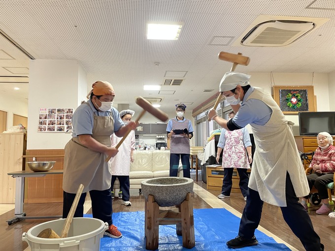 餅つき