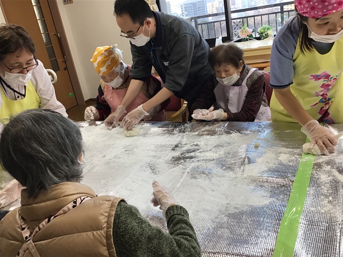 餅つき