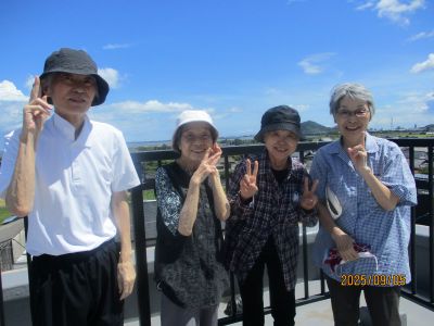 屋上散歩★