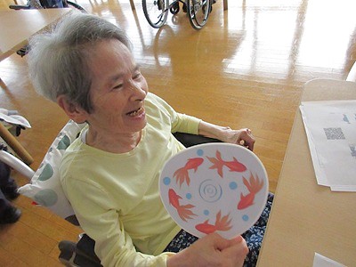 夏祭り☆彡うちわ作り
