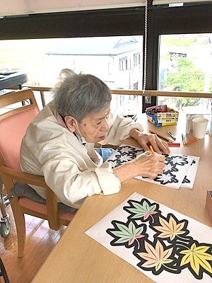 9月の壁画作り☆彡