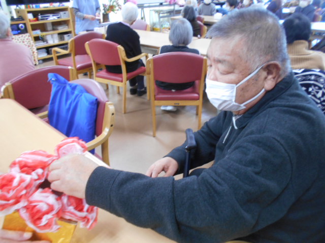 新春くじびき大会（デイサービス）