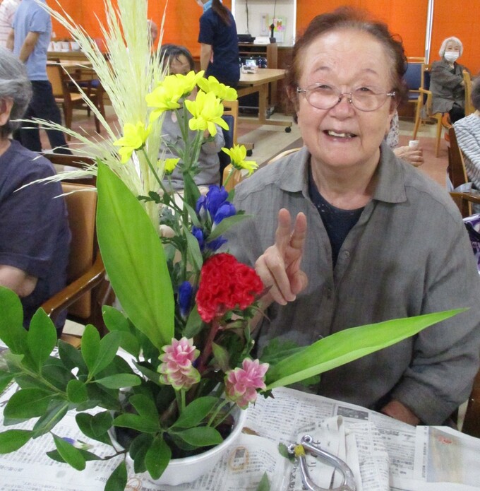 生け花教室☆彡③