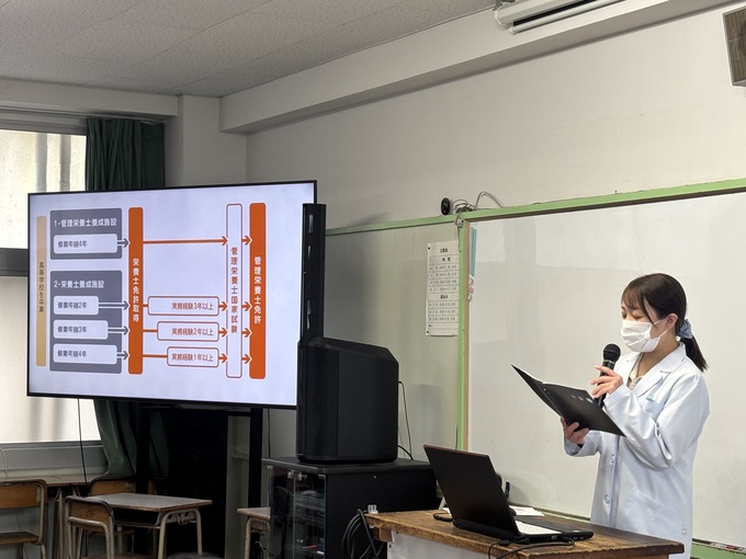 豊国学園に出前授業に行ってきました。